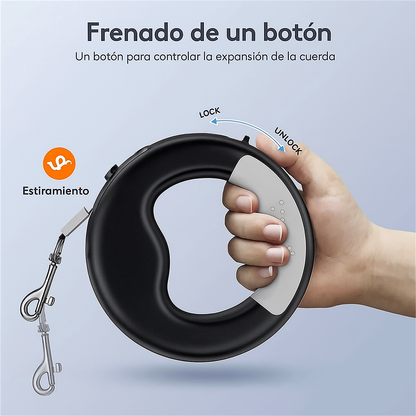 Correa Retráctil Automática Para Perros